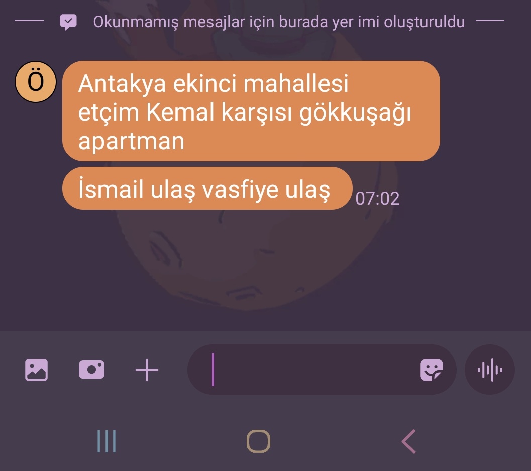 Arkadaşımın annesi ve yeğeni enkaz  altında kalmış ve haber alamamislar. Lütfen paylaşalım yardım edelim
#enkazaltındayım 
#AFAD 
#deprem 
#Hatay