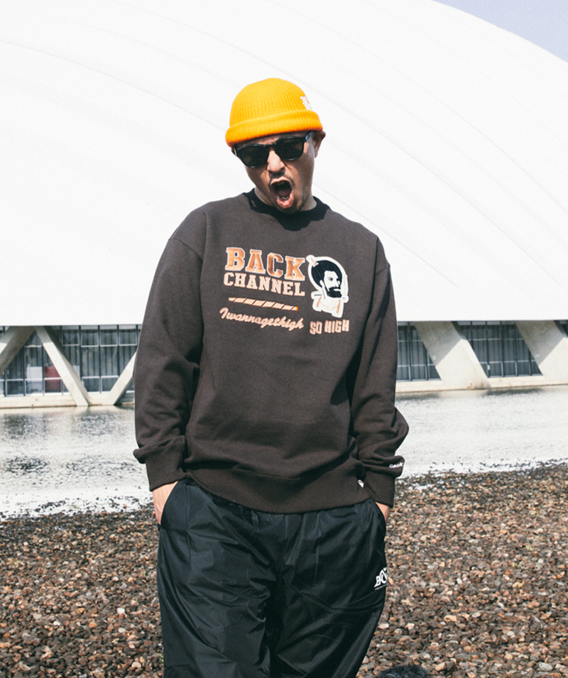 送料無料/プレゼント付♪ 【Back Channel】BKCNL ロゴ スウェット