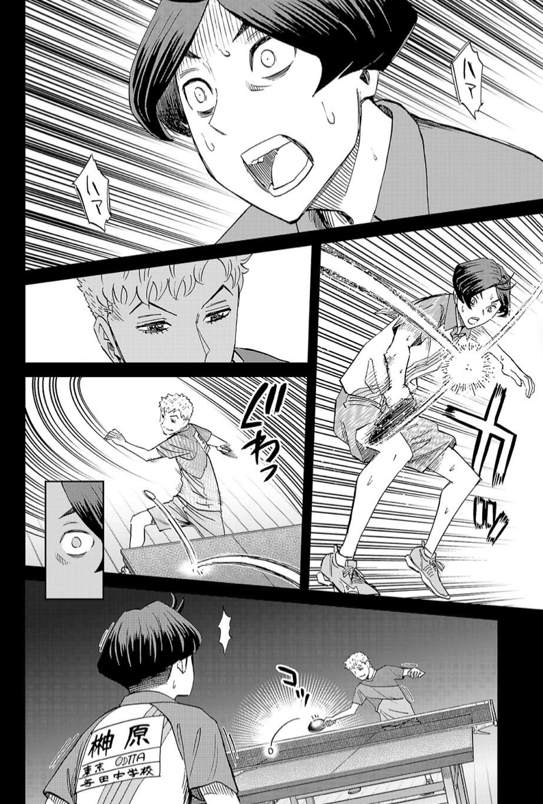 前回のネームと線画と完成原稿。
高校の卓球部でカットマンやってたので、カットの動きはできるだけカッコよく描きたいです。 