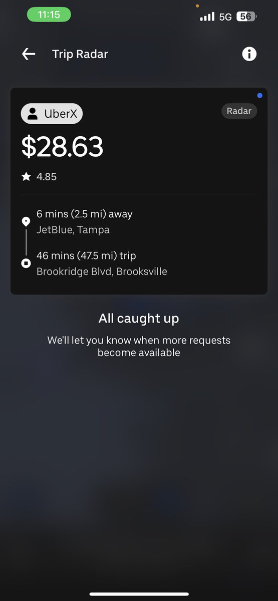 MachalekAnthony's tweet photo. @Uber @Uber_Support how does this new pricing model add up? $28 for 12.8 miles and $28 for 47.5 miles. Go back to old pay model, this is why tons of drivers are declining crappy pay rides, customer still got charged a lot and we get scraps https://t.co/KUUzQiy69b