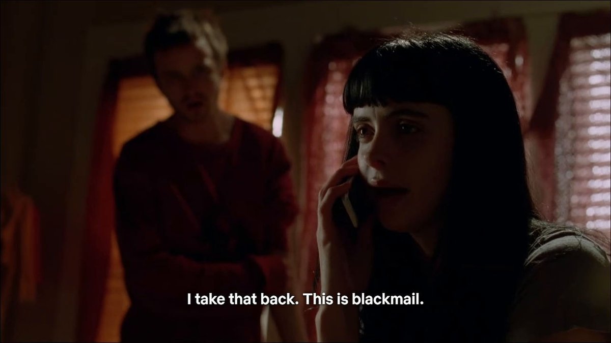 relive_bbbcs's tweet photo. @odenhead She was not just taking away Jesse. She was an unreliable junkie who knew too much. He didn't know what to do, because he was still not ruthless, so this was boon for him.
All others were in self defense and in the game.
#bb501 #bb504 his treatment of Skyler. https://t.co/MdEqV8Izp8