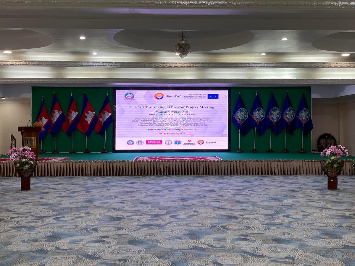 mylberg's tweet photo. #prevInf 3rd transnational meeting is now ongoing.😊👍🏻 #asia #europe #collaboration #infectionprevention #pedagogy @EUErasmusPlus @SavoniaAMK https://t.co/77v74gtkc8