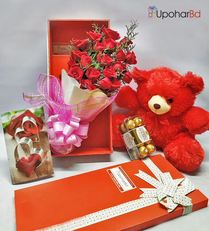 UpoharBD's tweet image. 💞Romantic event is fast approaching. Are you ready to show your love?💓🍬🧸🎁 Nothing spells romance more than red roses.🌹 Spread the love on Valentine's Day with Red Roses💐, Chocolates🍫🍭 and Teddy. To place orders, visit 👉upoharbd.com/valentines-day…
#Gift #Giftpackage
