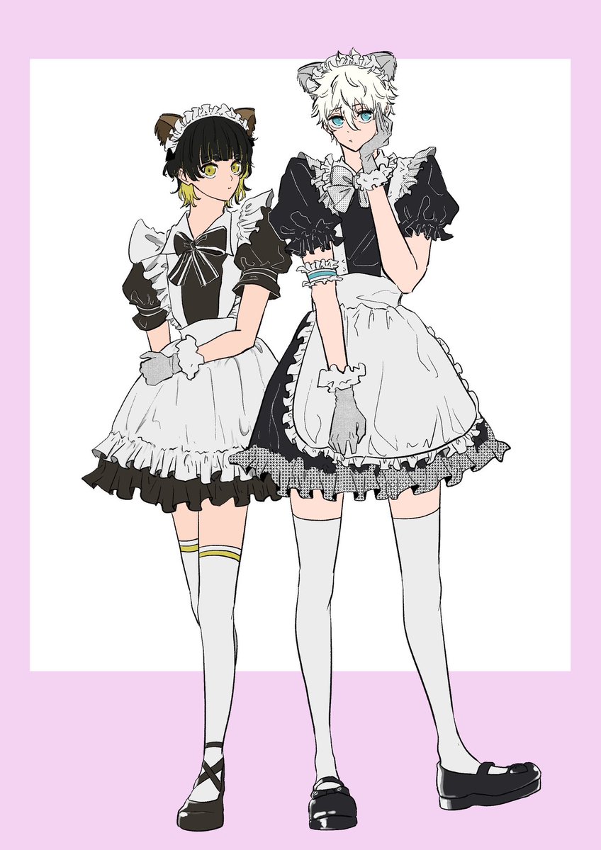 メイド凪&蜂楽 爆誕 #ブルーロックFA 」|瑞のイラスト