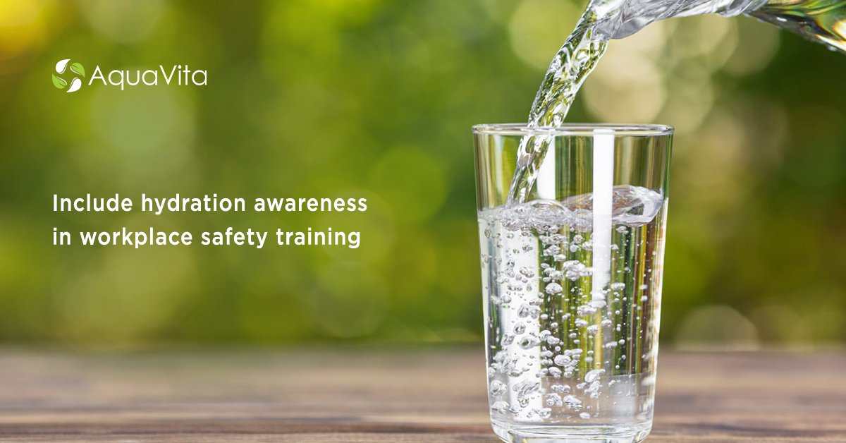 AquavitaLimited's tweet photo. Hydration should be at the forefront of every organization’s wellness strategy. Without proper hydration, employees can experience adverse effects that can directly impede their work performance. https://t.co/pnvU4kNBOG

#EmployeeWellness #GoBottleless https://t.co/uMcIh73LYg
