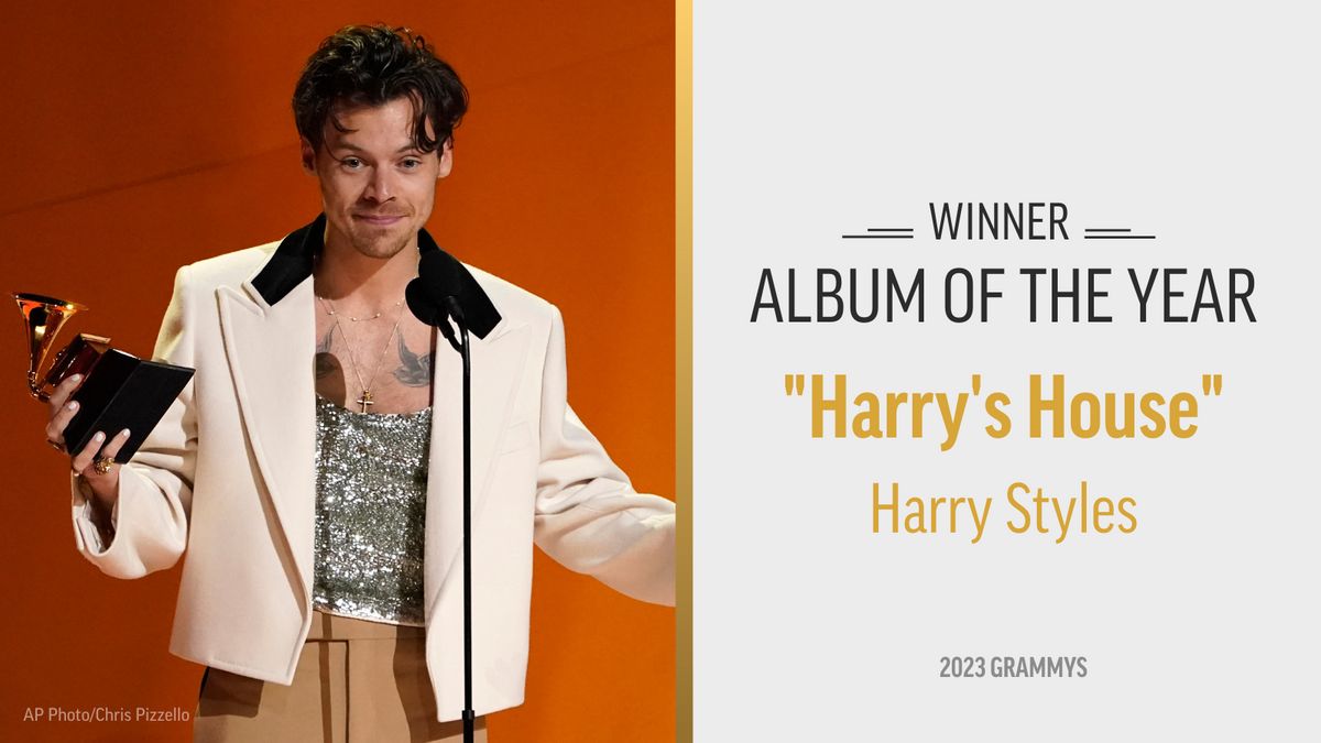 The Associated Press on X: Harry Styles won the Grammy for Album of the  Year for “Harry's House.”    / X