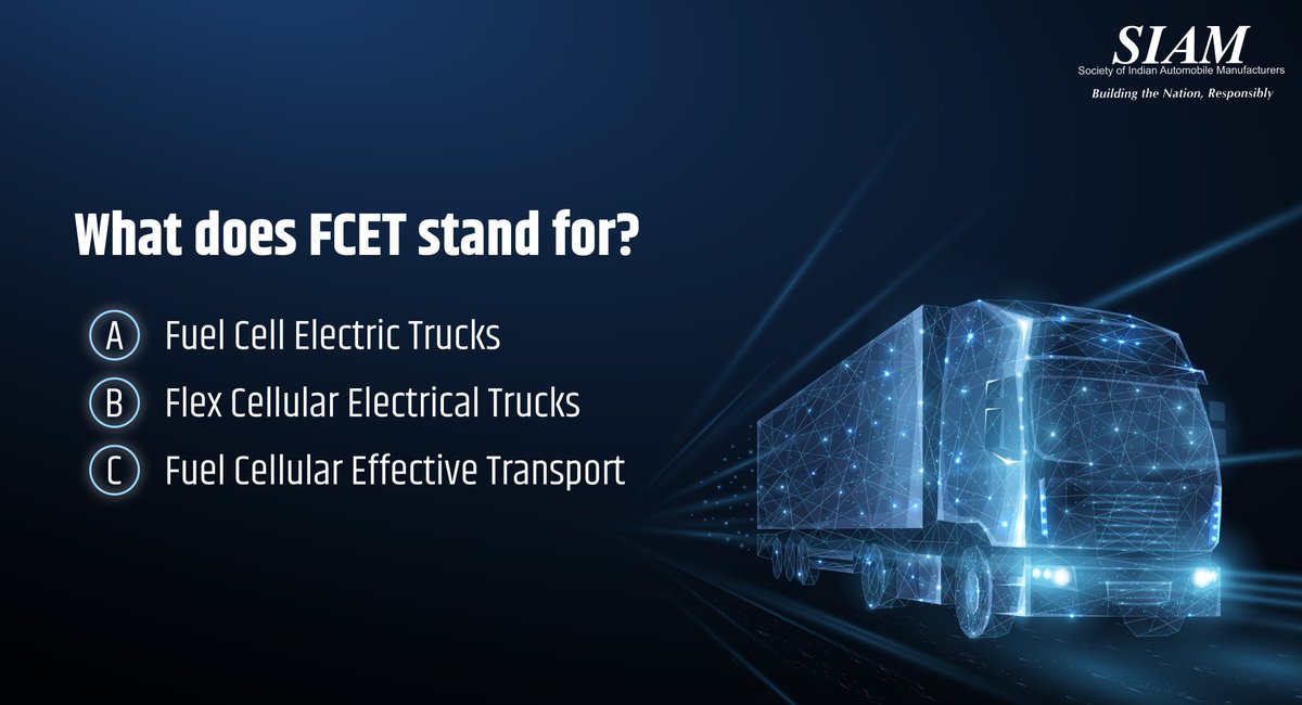 siamindia's tweet photo. Do you know what this term stands for?
Don’t let the winter season freeze your smart brains. 🔡🚚
A, B or C, comment your guesses from these three! #BTNR #FCET #Abbreviations #Quiz #Automobile https://t.co/8FShrVEtBN