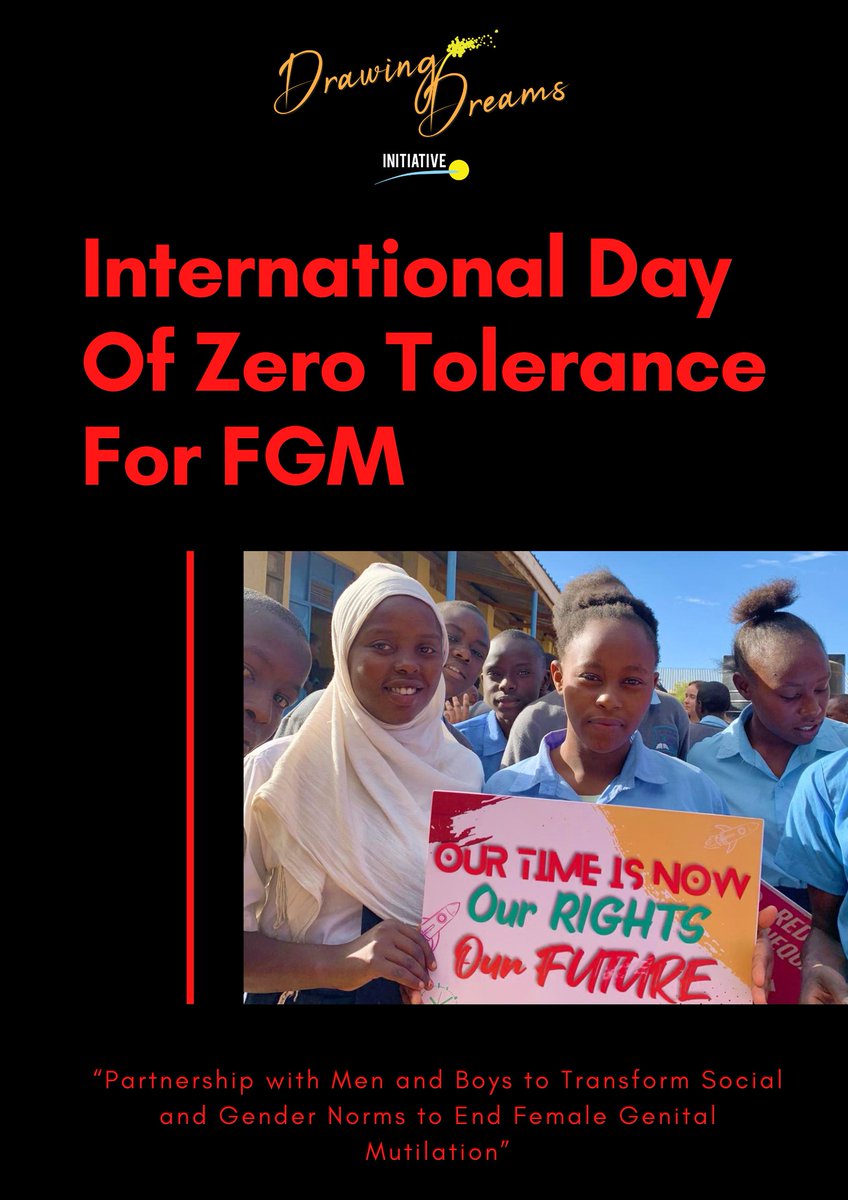 Today is #zerotoleranceday for #FGM 'Partnership with Men & Boys to transform Social & gender Norms to #EndFGM' We call on men&boys to be intentional towards lending their voices against retrogressive cultural practices like fgm~ brothers,cousins, gatekeepers,#MenEndFGM #DDI🌍