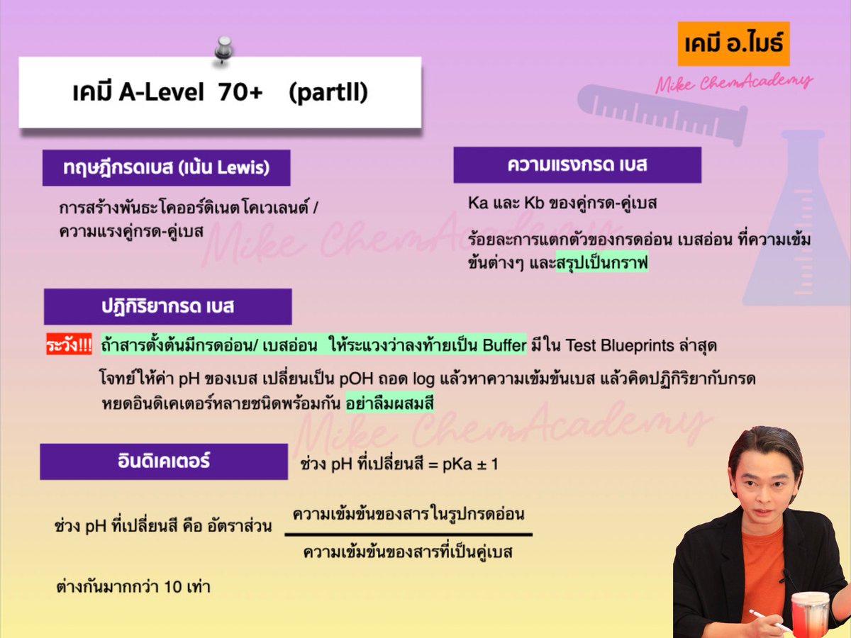 อ.ไมธ์ เคมี Chemistry Ranger tweet media