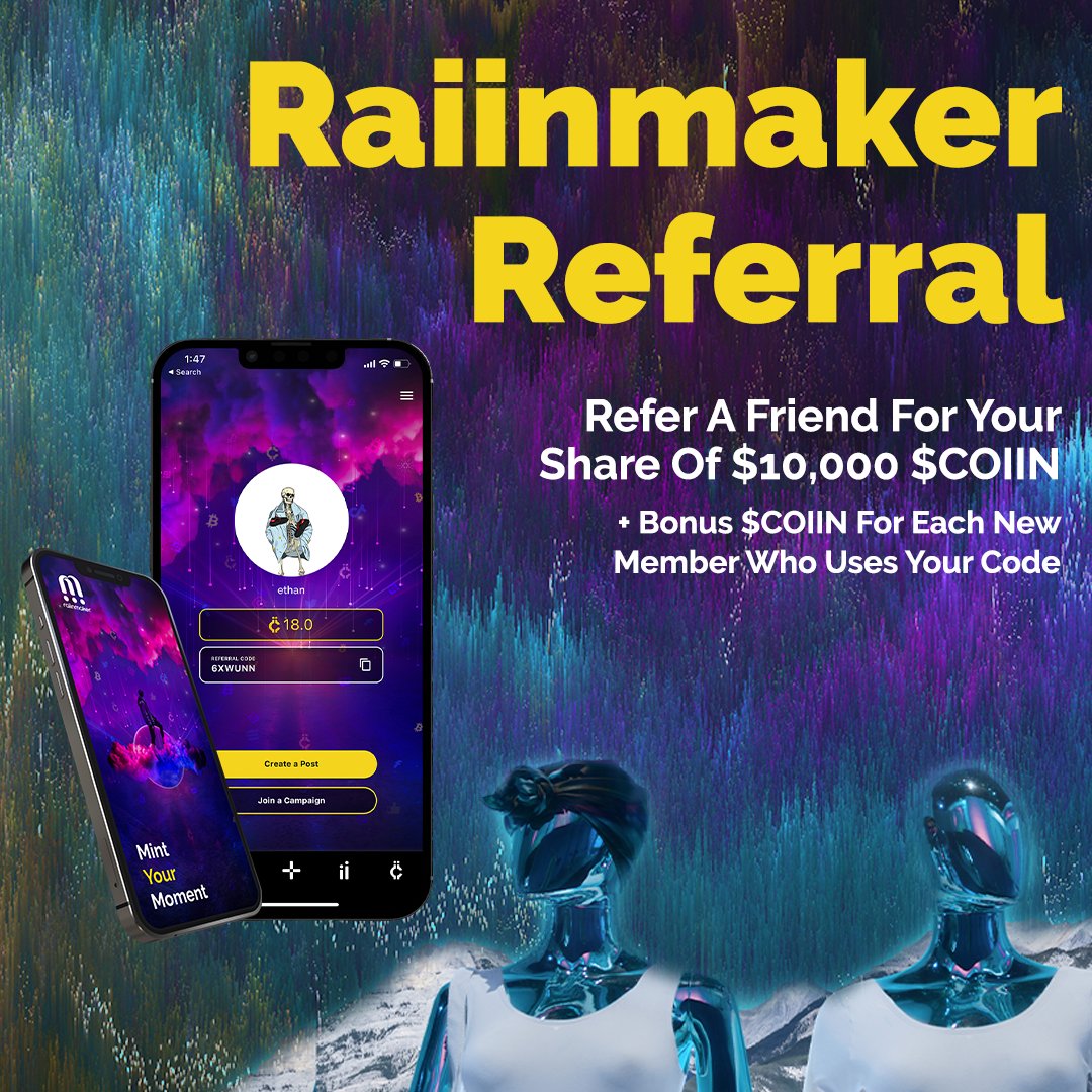 Earn 💰 with Raiinmaker - use my code tinyurl.com/2ke4puj6 #MakeItRaiin #MintYourMoment #Crypto #Creator