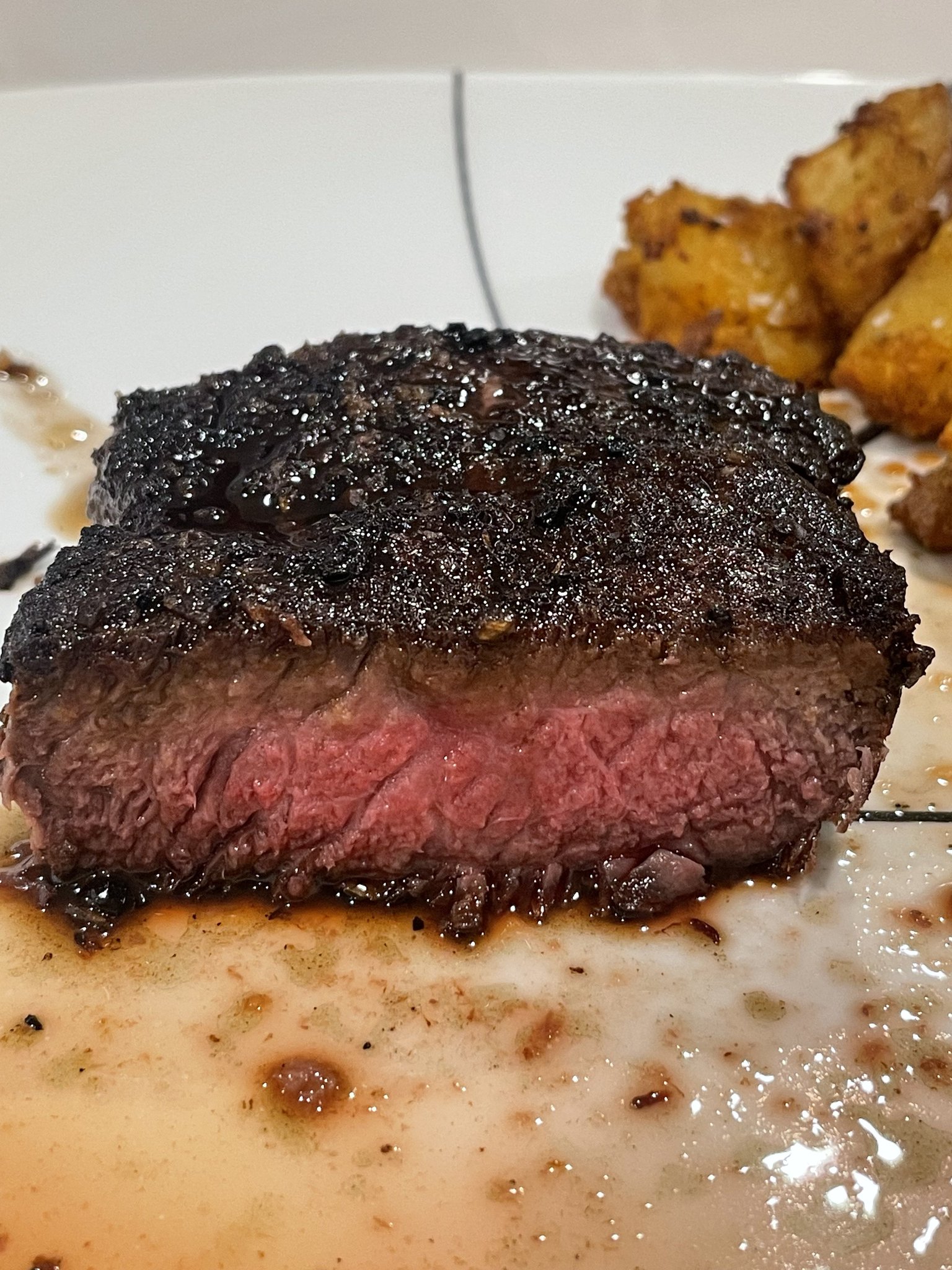 Sunny Po 🤡🌎 on Twitter "Second time cooking a steak. How’d I do? How