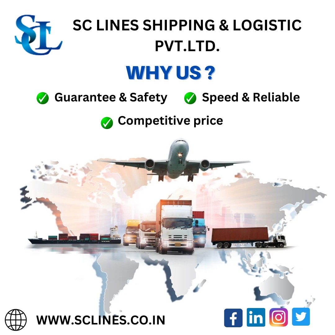 SC Lines Shipping & Logistics Pvt Ltd. on Twitter "Why us? Because we