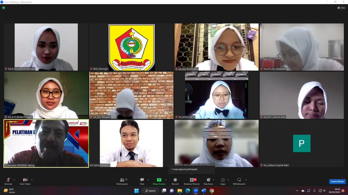 bkpsdmwonogiri's tweet photo. Penyampaian materi agenda 1. Sikap Perilaku Bela Negara Latsar CPNS angkatan 13 Kab. Wonogiri pola kerjasama dng BPSDMD Prov Jateng
@bpsdmdjtg 
@mBangunWonogiri 
#jokosutopo
#masjekek
#sesarengan 
#mbangunwonogiri
#gonyawiji https://t.co/JKMwyFGJTe