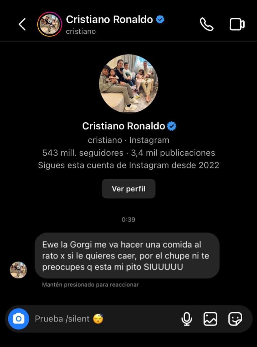 Pero Cristiano ? 😳

<a href="/Cristiano/">Cristiano Ronaldo</a> 
<a href="/Christo02905231/">Christopher Resendiz</a>