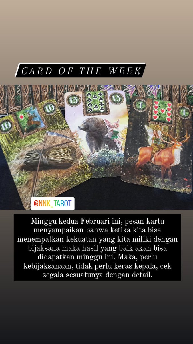 nunukambarwati's tweet image. #CardofTheWeek
Senin, 6/2/2023
Follow IG @nnk_tarot

#cardoftheday #dailytarot #everydaytarot #tarotcard #oracletoday #enjoyyourday #haveagreatday #tarotmood #tarotmessage #Tarotcards #todaytarot #tarotlovers