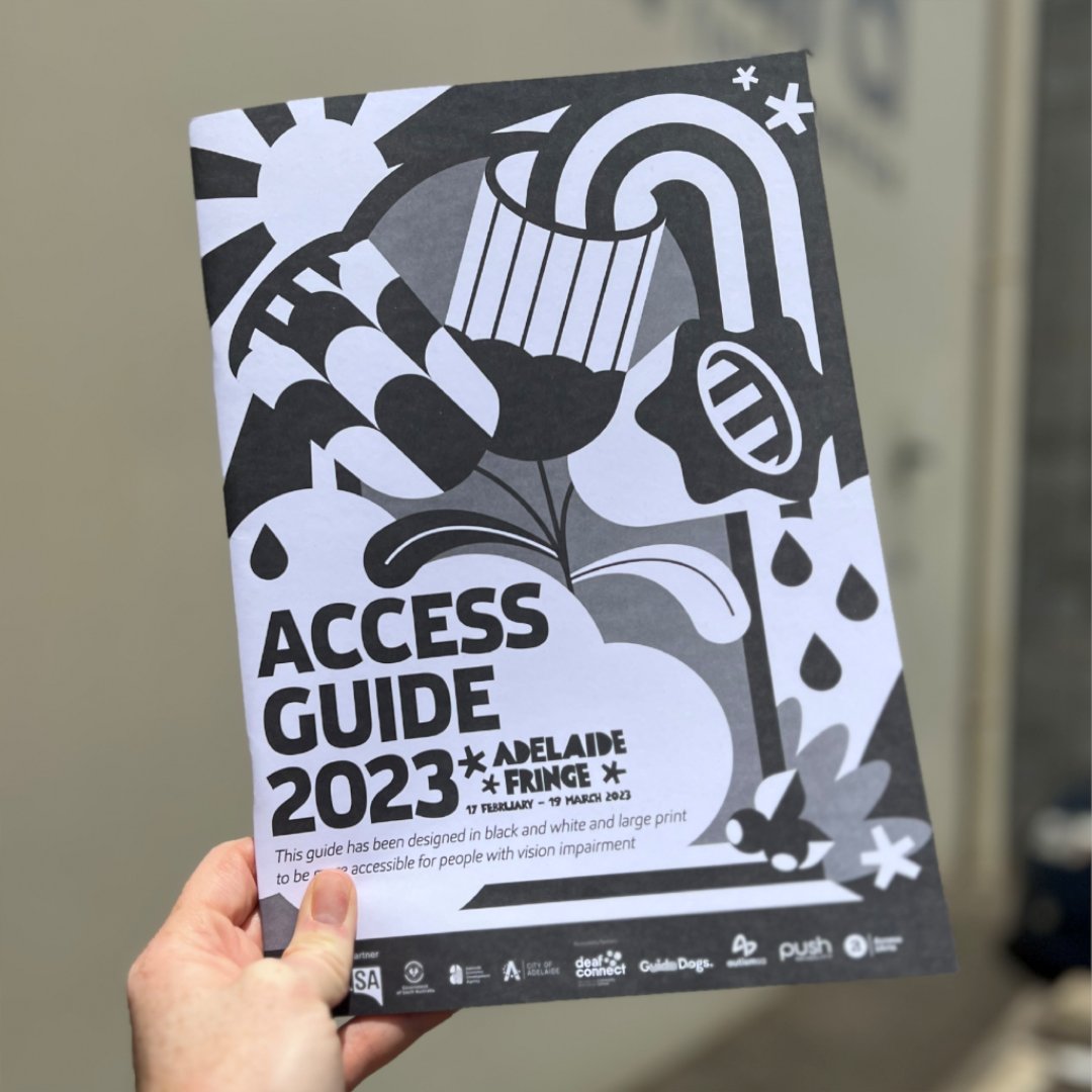 caraorgau's tweet photo. The 2023 Fringe Access Guide has just been released ⭐ The guide has been designed in black and white with large print and also comes in plain text and audio described formats. To get your copy you can visit the Cara Head Office or head over to the Fringe website. https://t.co/7nRG6Z2oOT