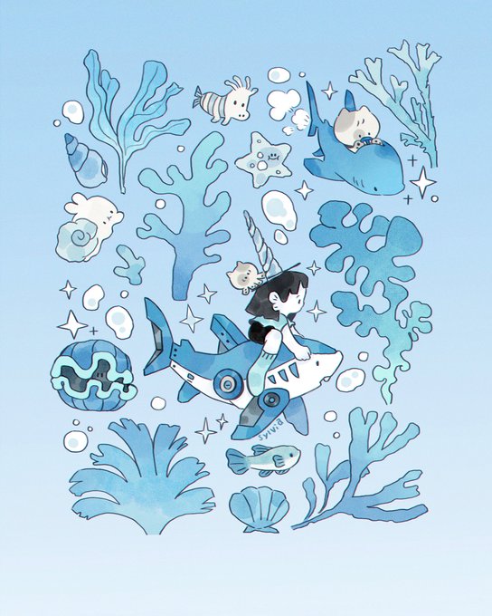 「女の子 サンゴ」のTwitter画像/イラスト(新着)｜3ページ目