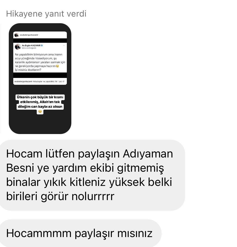 Adıyaman Besni yardıma muhtaç…