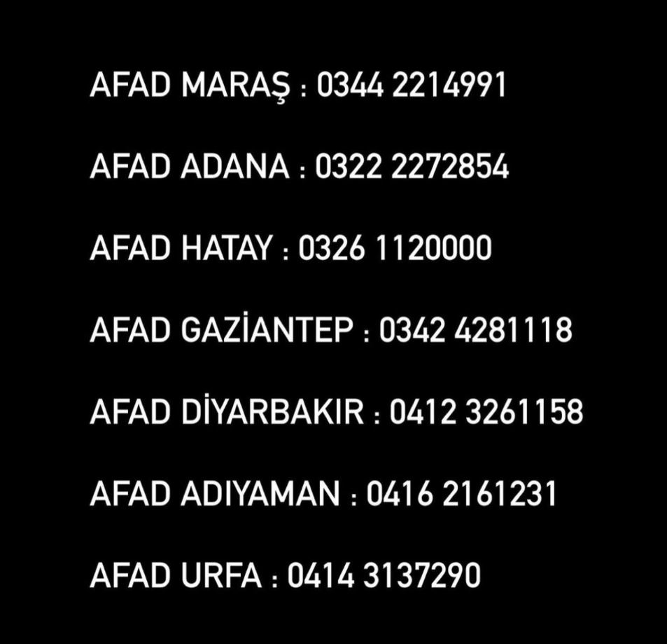 Yayalım arkadaşlar yardıma ihtiyacı olanlar olabilir 
#nurdağı "ÖNEMLİ DUYURU" saat 04.17 göçük Son dakika #deprem #şanlıurfa #gaziantep #adana #hatay #adıyaman #Kahramanmaraş