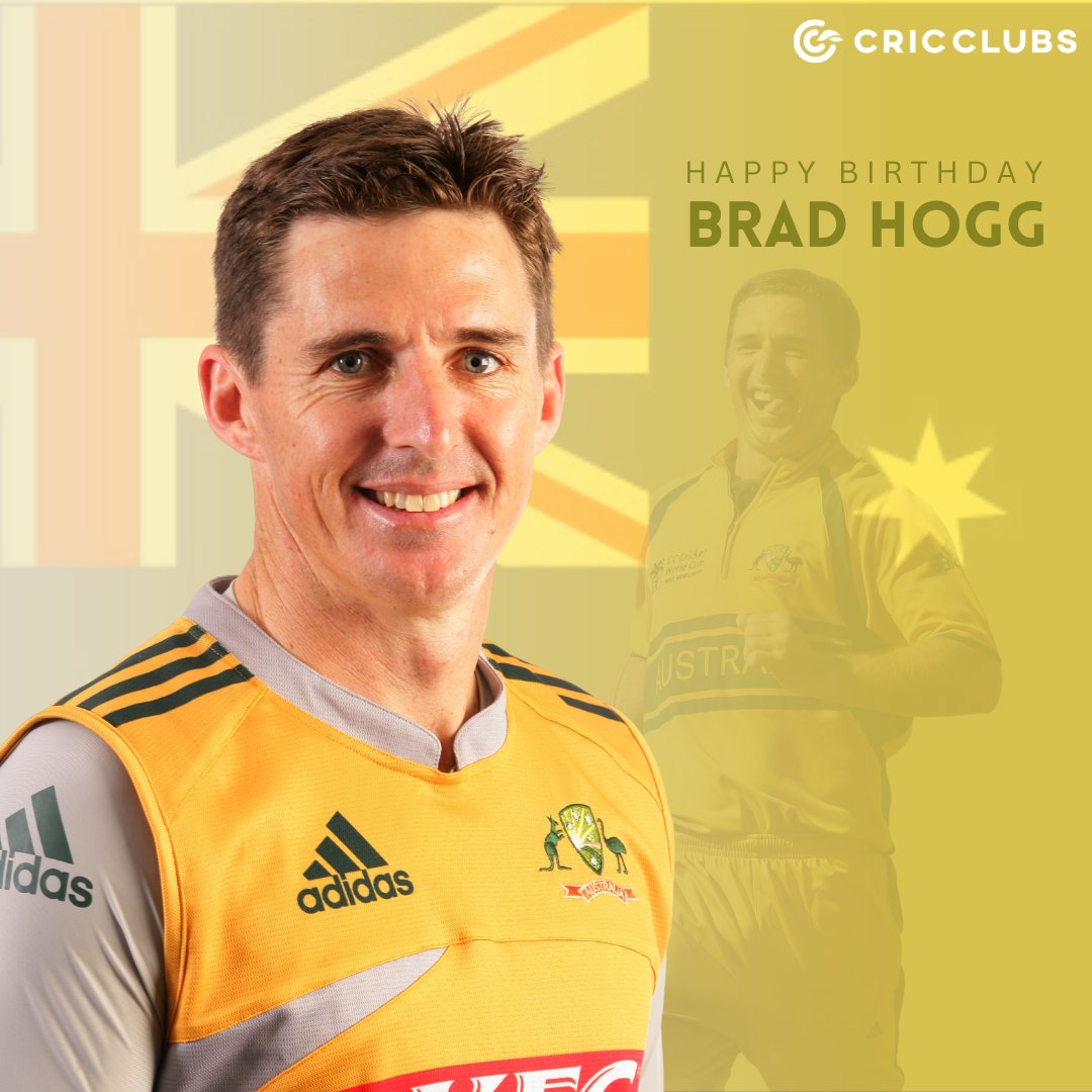   Happy 52nd Birthday Brad Hogg 