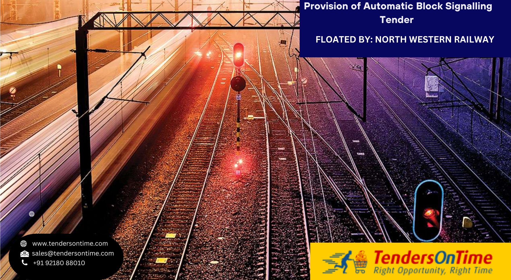 TendersOnTime on Twitter "Provision of Automatic Block Signalling