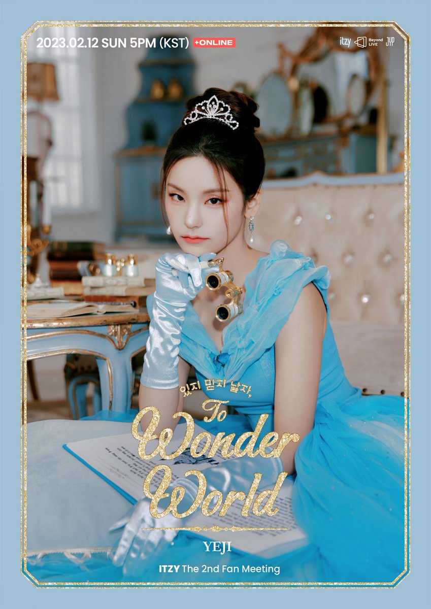 lucyhhwang's tweet photo. The princess vibes is always my favorite thing to try on. Counting down the days to meet MIDZYs soon! 💙 https://t.co/L6FNvcx281