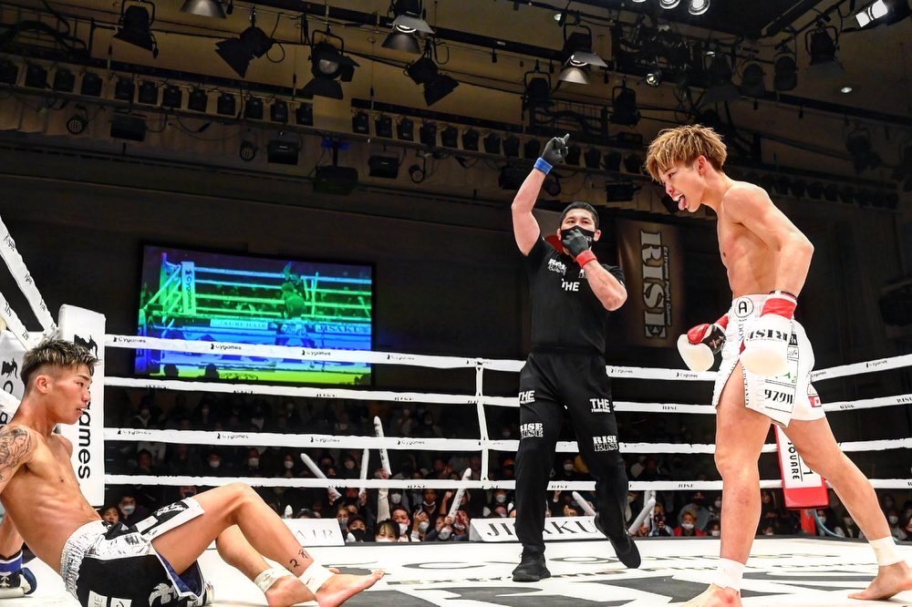 gintaro_jp's tweet photo. 2022.10.30
有井渚海選手 @0_5_1_9_s 

有井選手復活の日
おかえりなさい有井選手
リング上で生き生きしている姿がとても印象的でした

#RISE20周年
#有井渚海
#RISE162 https://t.co/4yVHgVTGTJ