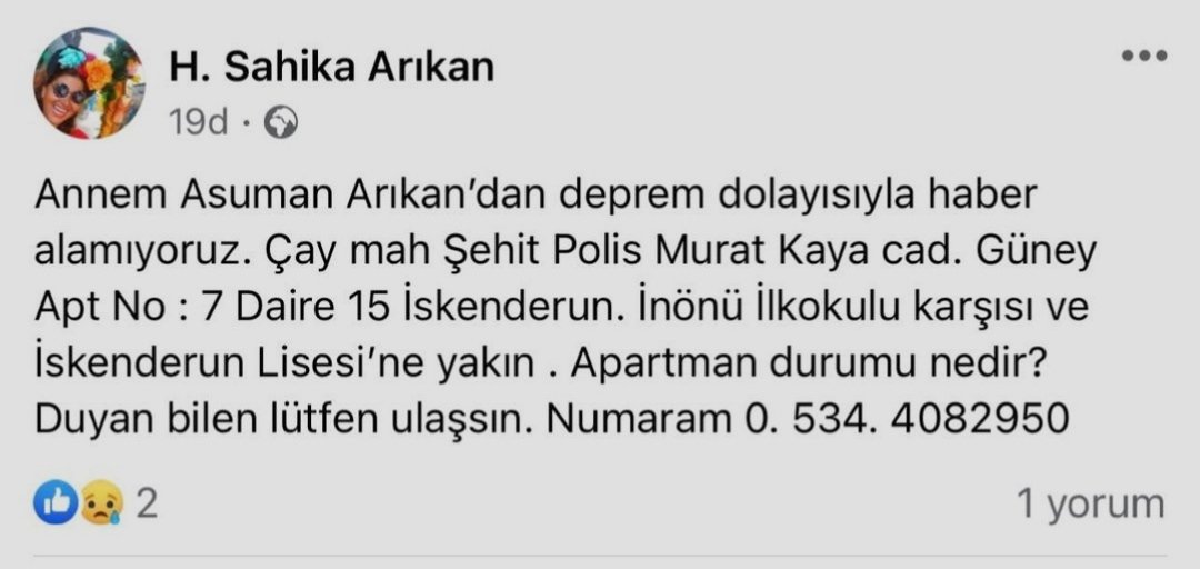 kagitkalemmakas's tweet photo. Lütfen paylaşarak yardımcı olabilir misiniz?

SON DAKİKA Saat 04.17 Göçük
#deprem #hatay #AFAD #acil https://t.co/ALydaLlHAX