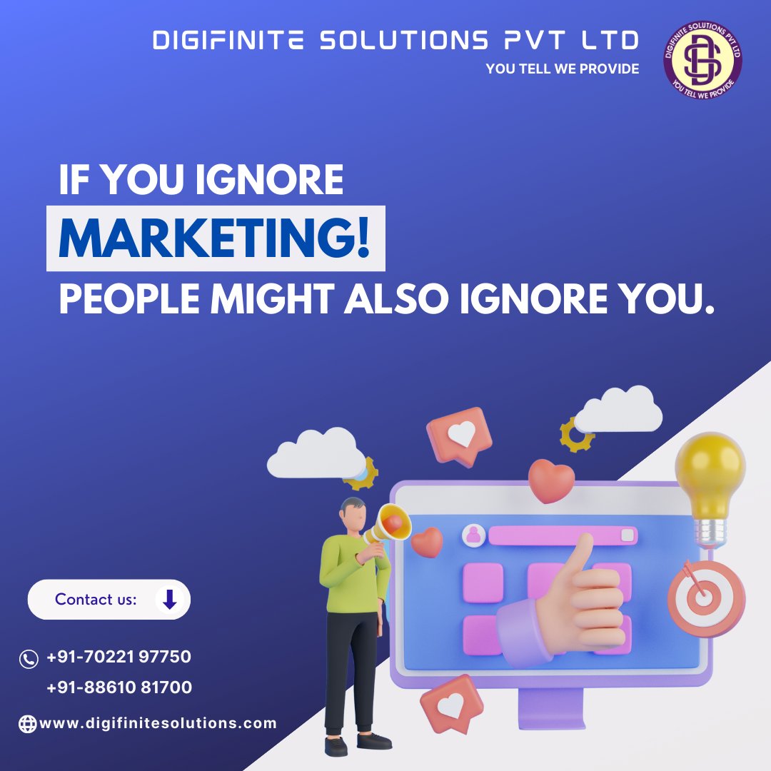 digifinite's tweet image. If you Ignore Marketing. People might also ignore you.