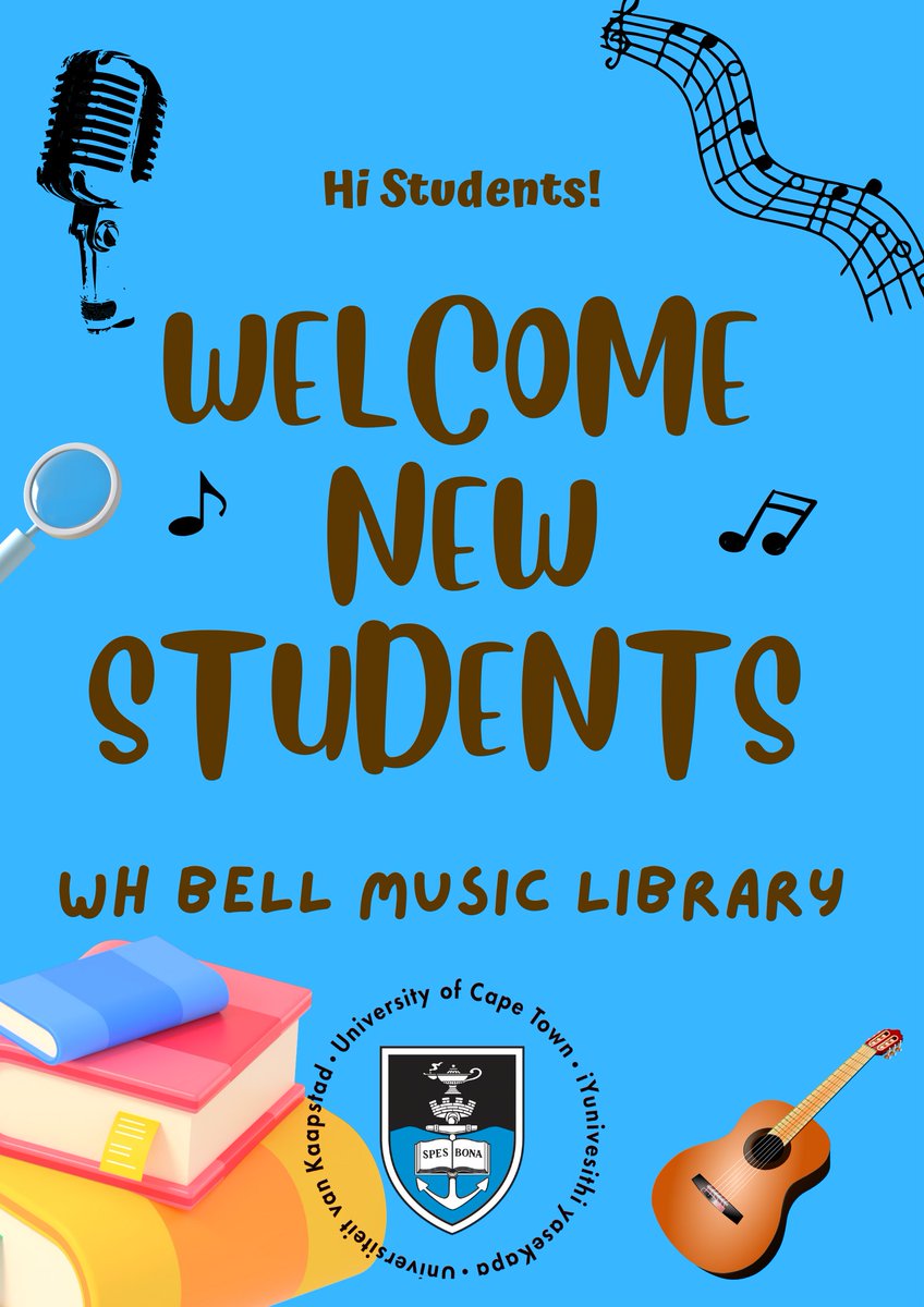 Wishing all our music students well for orientation week and don't forget to be kind to one another 🙂 #music #sacm #uct #CapeTown #fresher #1styear #student #MondayMotivation