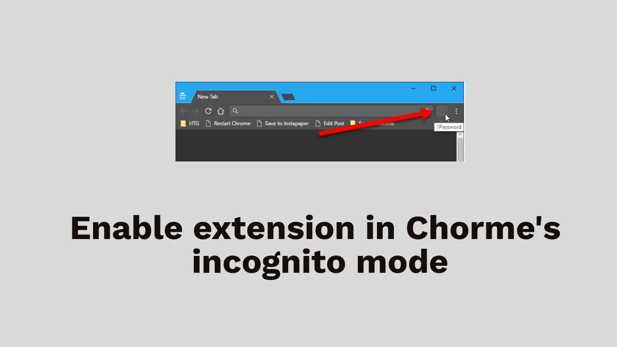 GuideTopics's tweet image. youtu.be/VbJRB4u4ng8
The above video shows you how to allow extension in an incognito window, we are using the extension in every browser...