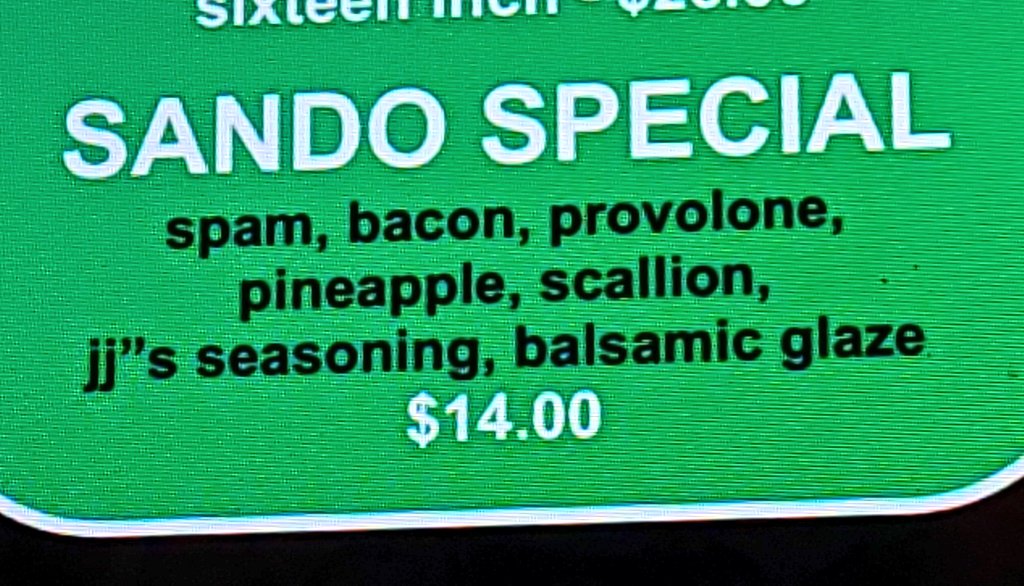 JJFox_Fennec's tweet photo. Living in Denver or visiting and into food with spam? Well come to the Owl Saloon and try my Hawaiian Spamwich as this month's special!!! 🔥🥪🔥
Maybe pair it with a drink!! 🍻

*inb4 someone asks "whats in your special seasoning???" 🤣* https://t.co/BfeQr1GkVb