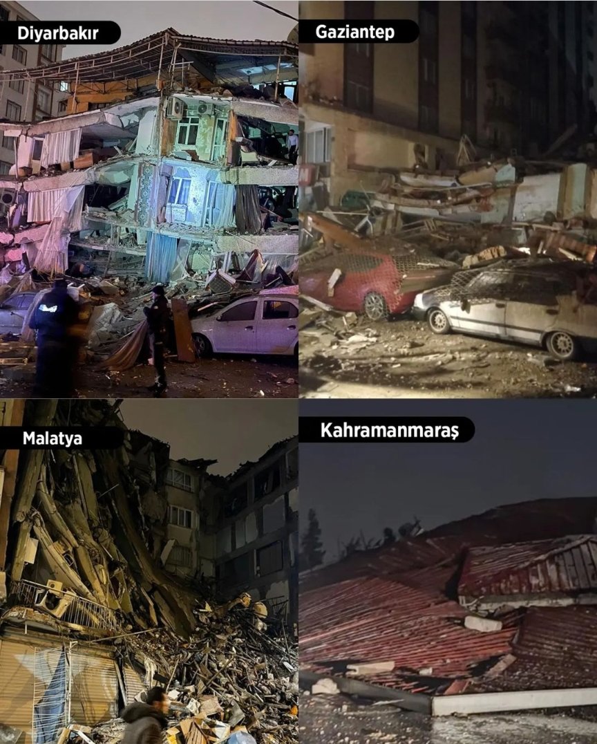 Kahramanmaraş'ta saat 04:17'de 7.4 büyüklüğünde deprem meydana geldi!
Detaylar Hikayemizde.