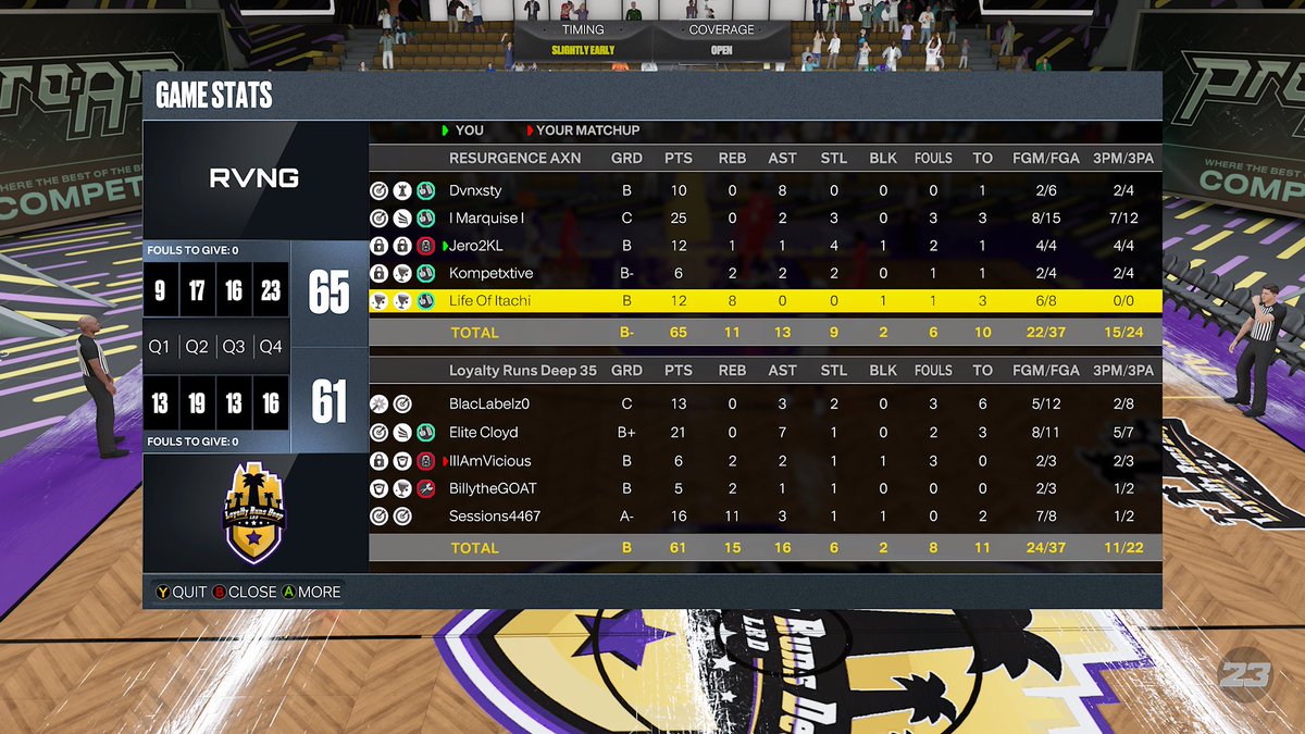 GGs to <a href="/MrCloydMan/">Elite Cloyd</a> &amp; his Team Loyalty Runs Deep as we move onto next round of <a href="/DUNKLeague2K/">DUNK League</a> Pre-Season Tourney! (2-0 Sweep)

PG: <a href="/Dvnxsty/">Unc</a> 
SG: <a href="/Fluzayy/">flu</a> 
SF: @Jero2KL 
PF: <a href="/Kompetxtive/">‏ٌ</a> 
C: <a href="/MarquiseFBE/">Quise</a> 

POWERED BY: <a href="/RevengeESC/">Revenge Esports Club</a> 
-
<a href="/iNetworkSports/">iNetwork</a> <a href="/The2KDatabase/">2K Database</a> <a href="/NBA2KFilmRoom/">NBA 2K Film Room</a>