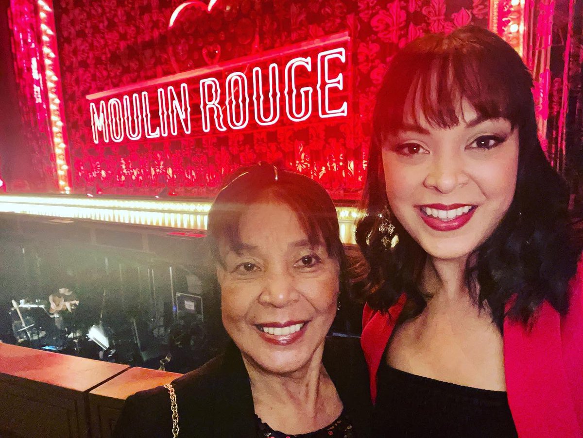 Tala_Marie's tweet photo. Date with my mama tonight! ❤️ We “Can, Can, Can” have a girls’ night out to @moulinrougebway, plus run into my fave photographer &amp; friend @jerrymetellus! 🎉#MoulinRouge #GirlsNightOut #MotherDaughter #DateNight #MoulinRougeBroadway https://t.co/PdzfC7EkLc
