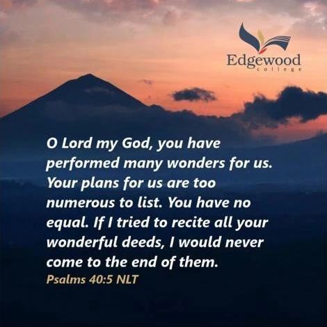 EdgewoodCollNG's tweet photo. Bible Verse for the Week 📖

#auto https://t.co/xEcsl2JOCG https://t.co/f4Py8IBM21