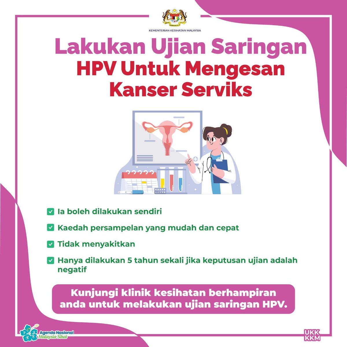 KKMalaysia On Twitter Siri 2 Jangkitan HPV Ujian HPV Bertujuan