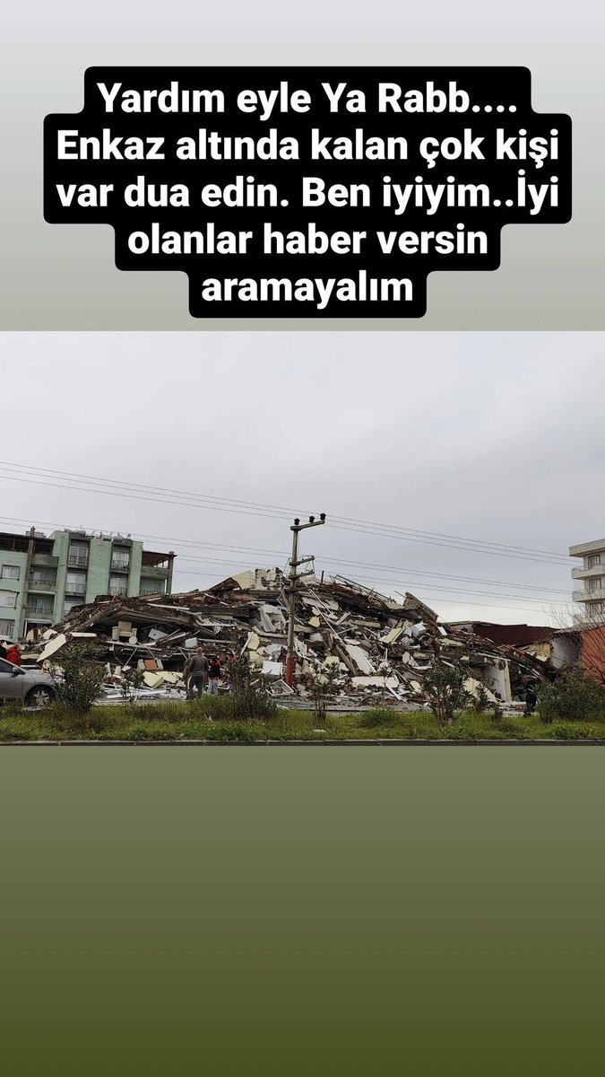 Yardım eyle Ya Rabb 🤲 #enkaz #deprem #hatay #arsuz