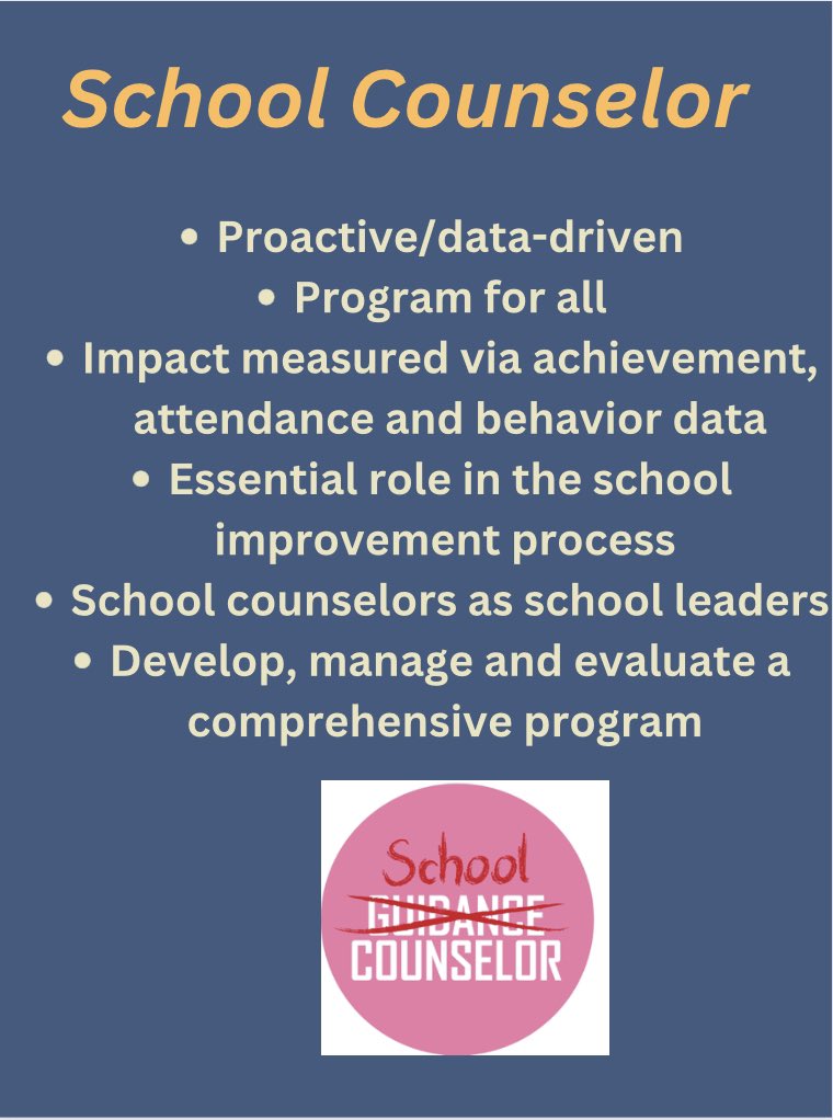 It’s National School Counseling Week! What does a school counselor do? Why are we called School Counselors and not Guidance Counselors? #nscw23