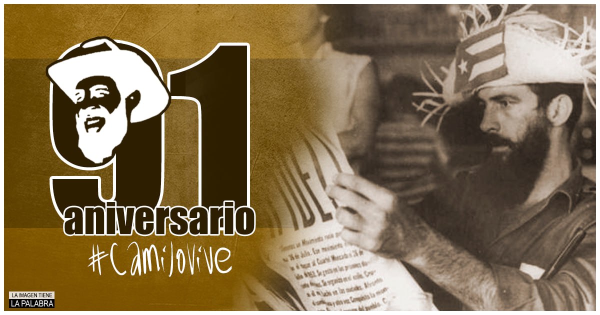 Hoy toda Cuba se levanta con el mayor homenaje al señor de la vanguardia, 91 años en la memoria de cada cubano, con la frase que lo inmortalizó ante la historia "contra Fidel ni en la pelota" está isla lo recuerda #CamiloVive #DeZurdaTeam
