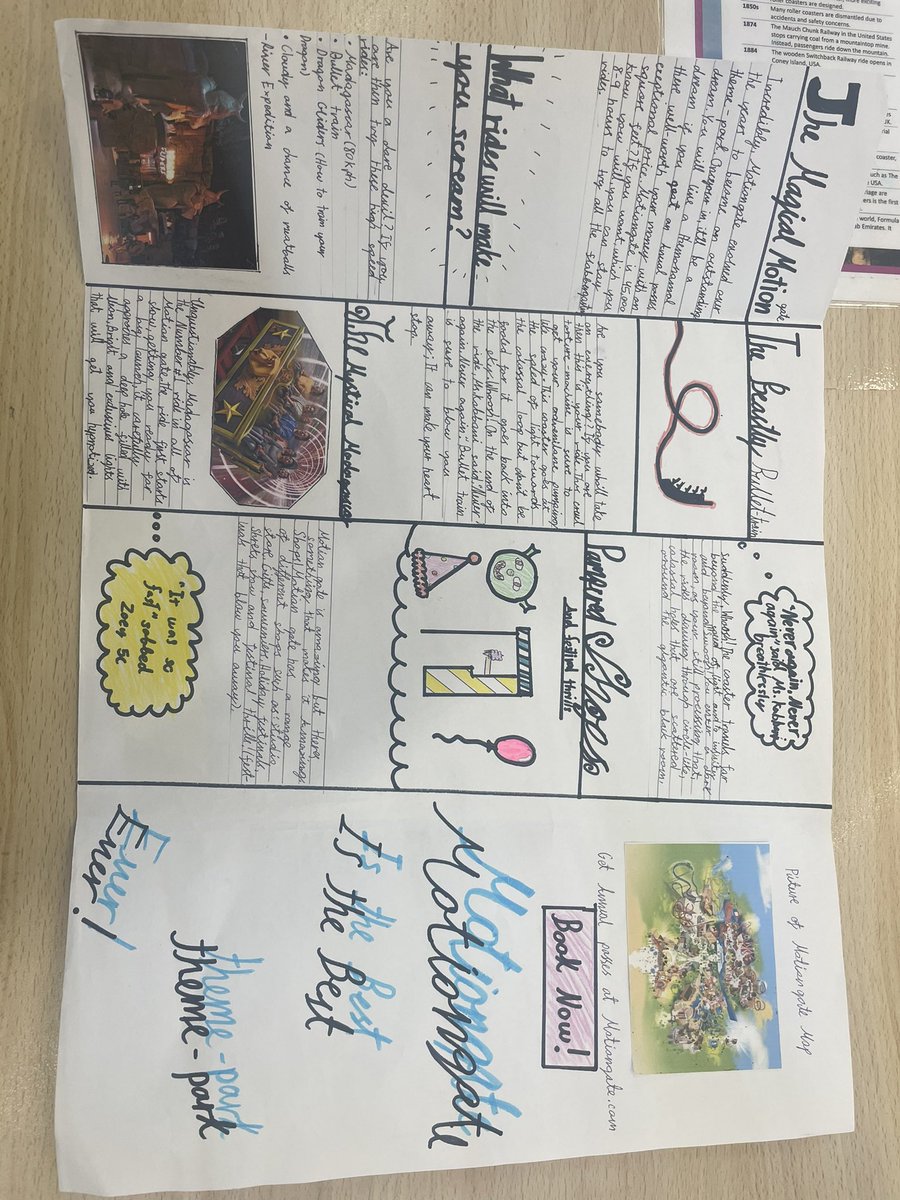 MissKabbani's tweet photo. Don’t we just love a published piece of writing 👏🏽😍 Fabulous work from our ‘Scream Machine’ unit. https://t.co/tEdeBHDpru