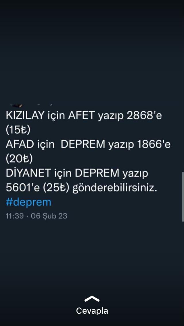 basonderoglu3's tweet photo. AFAD Deprem Bağış Hesapları https://t.co/8n4TMKTplZ