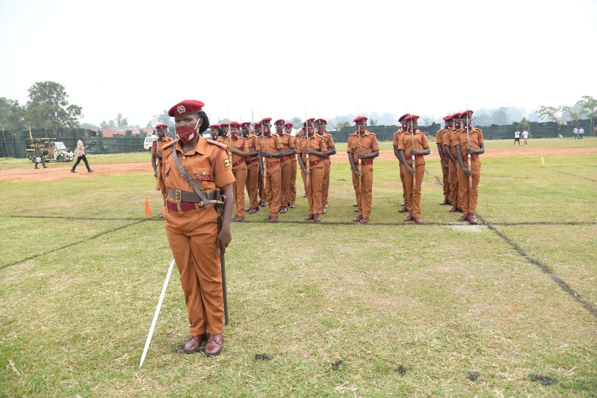 ATwayita's tweet photo. /Earlier in the day/
The UPDF and other sisters forces @PoliceUg, @UgandaPrisons and @ugwildlife during parade formation as Uganda commemorates the #42ndTareheSita Anniversary celebrations at Kakyeka Stadium in Mbarara City. #UPDFAt42 #TareheSitaUg https://t.co/odLWsKXtsq