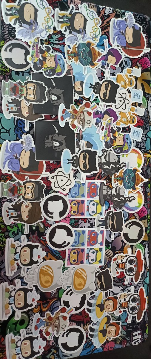 Sijinraj16's tweet photo. Thanks @GitHubEducation for sending these awesome stickers! 🎉💻 #GitHubStickers #github #swags #devmeet #opensource #githuhEducation https://t.co/NqLRjMKLtp