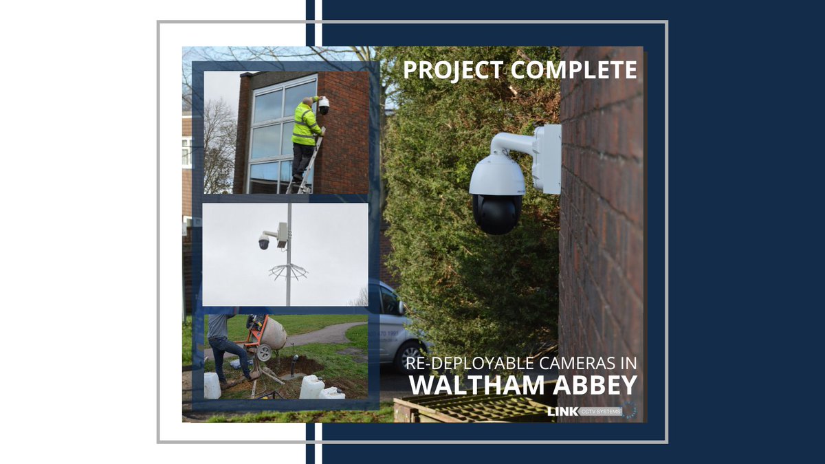 linkcctvsystems's tweet image. 📰 Link CCTV Systems install re-deployable 4G solution in Waltham Abbey.

Read all about it here: linkcctv.co.uk/re-deployable-…

#LinkLife #Redeployable