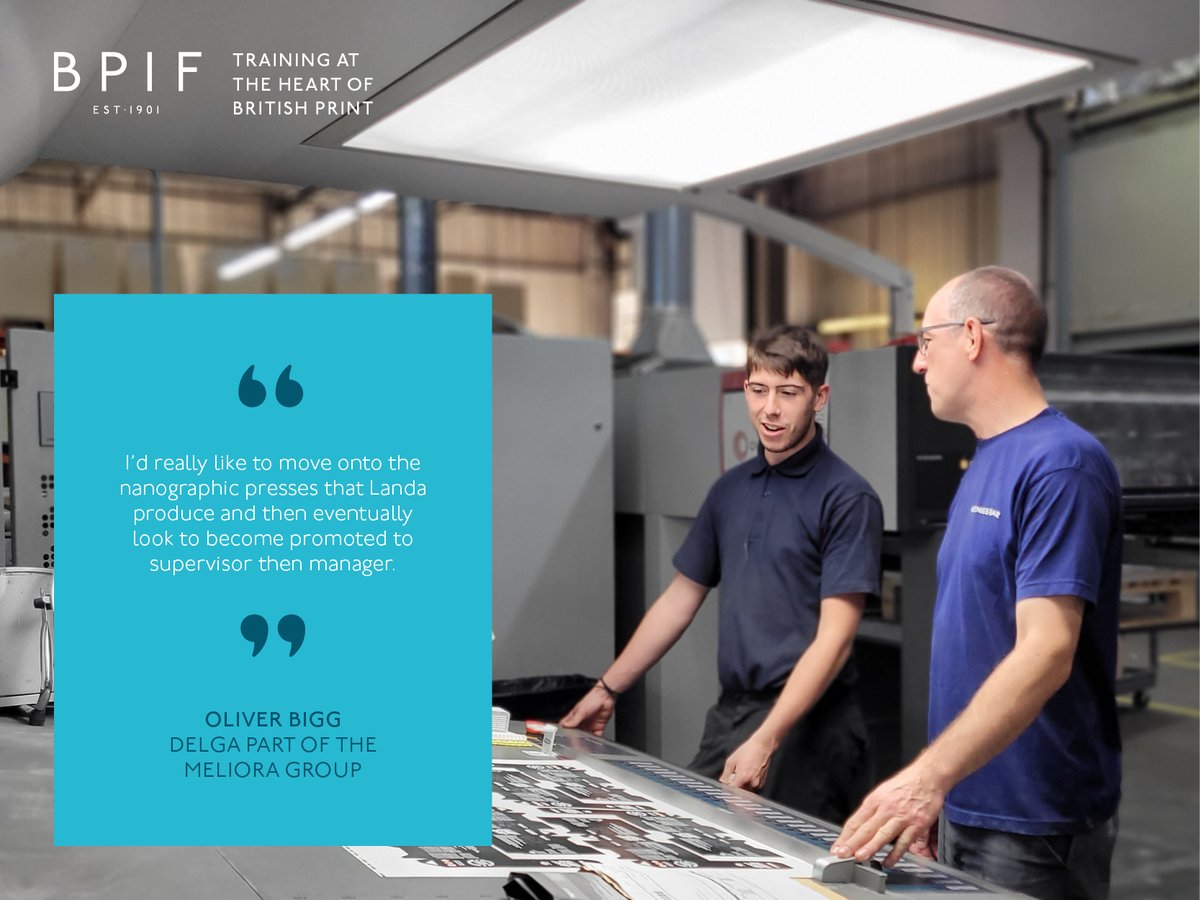 BpifTraining's tweet photo. Read about Oliver’s experience with a BPIF training apprenticeship and his future prospects with @delga_press in his case study. 

Read the full case study now at https://t.co/SQg8OVDBo0

#NAW2023 #BPIFtraining #training #learning #print #careers https://t.co/Bjt4UBtKZ2