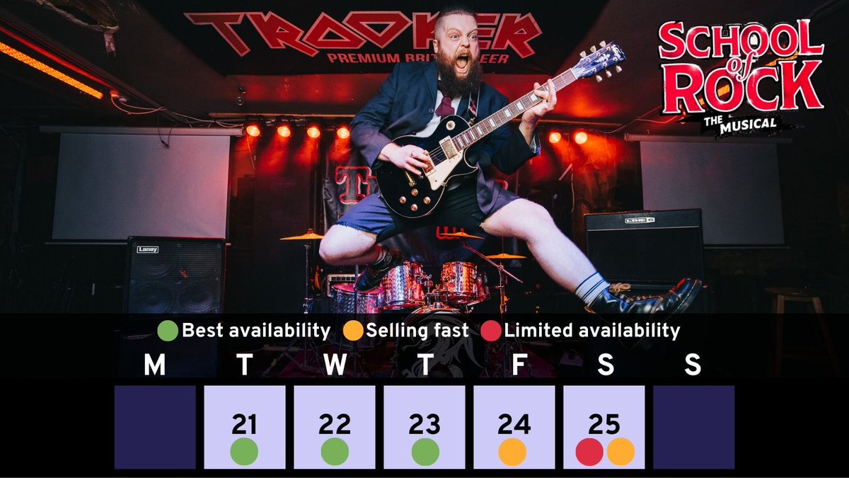 TyneOperaHouse's tweet photo. Less than 6 weeks until @TyneTheatreProd brings School of Rock to our stage - do you have your tickets yet? 🤟

Follow Dewey Finn as he turns a class of straight–A pupils into a guitar-shredding, bass-slapping, mind-blowing rock band 🔥

📆21 - 25 March
🎟 https://t.co/9HkMjOnuk6 https://t.co/i81fkMubSW