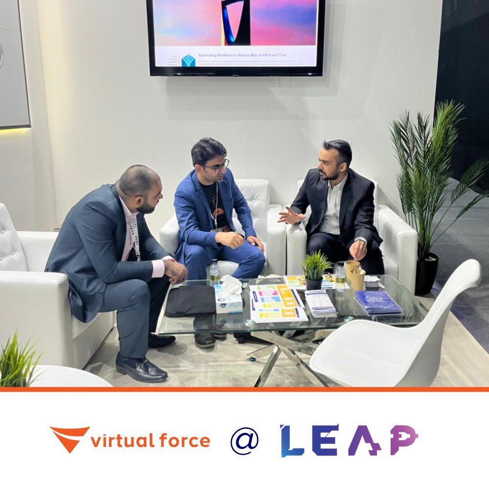 Meet us at Booth H5.E119 at <a href="/LEAPandInnovate/">LEAP</a> . 

Be our guest:
bit.ly/VFGuestLEAP2023

See you!

#virtualforce #softwaredevelopmentcompany #digitaltransformation #LEAP23 #leapandinnovate #technology #innovation #onegiantleap #globaltechevent #startups
