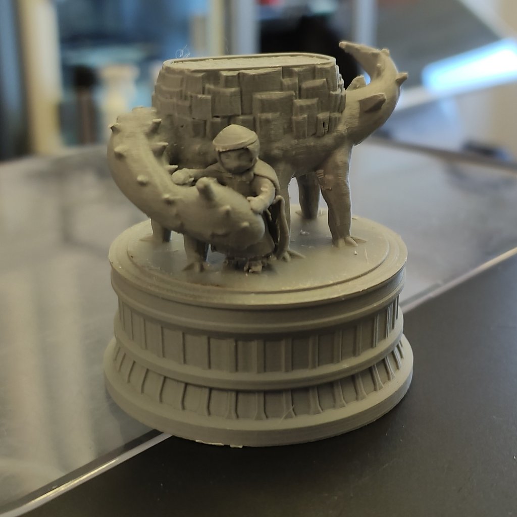 3DFilaPrint's tweet photo. Ben has used our @polymaker_3d #Polyterra #Fossil #Grey to create a model of the #Onbu from the @strayfawnstudio  #WanderingVillage #Game https://t.co/463aMhKE9Q  

Printed in https://t.co/85hqEeajGz

#3DPrinting #3DPrinter #3DFilaPrint #Southend #VideoGame #StrayFawnStudio https://t.co/tNUpzTWDoe