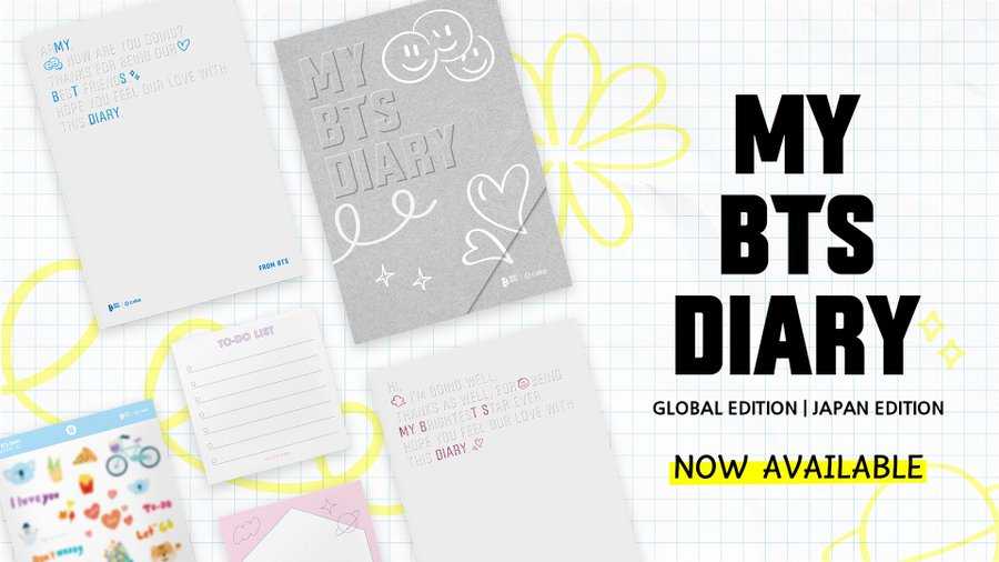ARMYFRANCE_'s tweet photo. [BTS @weverseshop]

@cake_x_official a dévoilé une vidéo preview pour la sortie du 'My BTS Diary'. 
Il est disponible sur Weverse Shop.

🔗 https://t.co/2HPerWutjp
🔗https://t.co/OItpjmZMQJ

#BTS #MY_BTS_DIARY #From_BTS #Dear_BTS https://t.co/lBnYvFWSPC